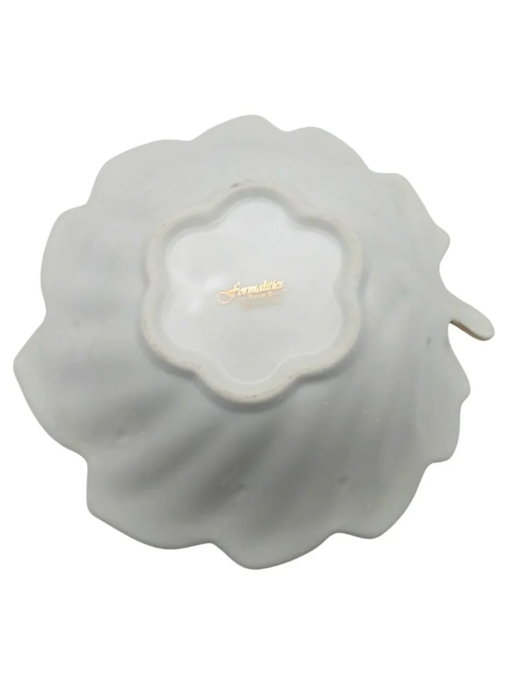 Victorian Rose Leaf Shaped Ceramic Serving Bowl Formalities Baum Brothers